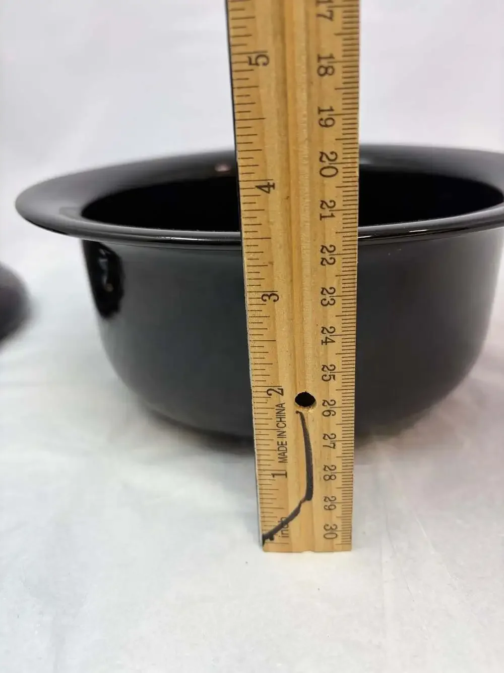 Arabia Finland Aurora Borealis Black Covered Casserole Dish/serving bowl 8 inch